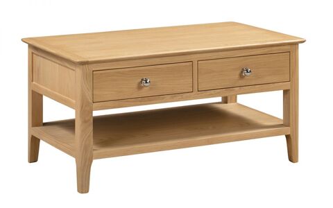 COT109 Coffee Table With 2 Drawers