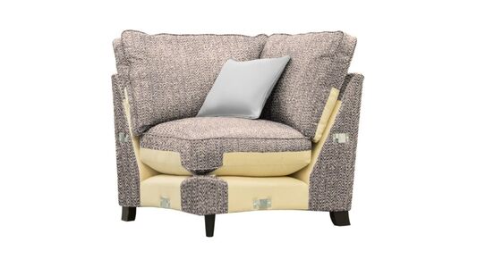 30263 Armless CNR Section Formal Back