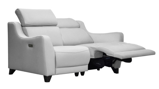 408SR 2 Seater Sofa with power headrest