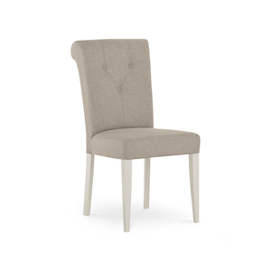 6290-09U Uph Chair - Pebble Fabric (Pair)