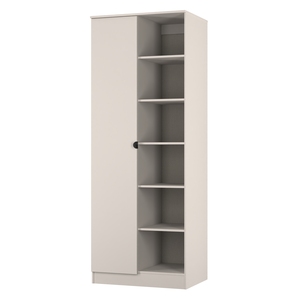 BOP055 Tall 2Ft6In 1 Door With Shelves Robe