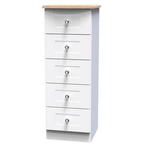 SUS003 5 Drawer Bedside