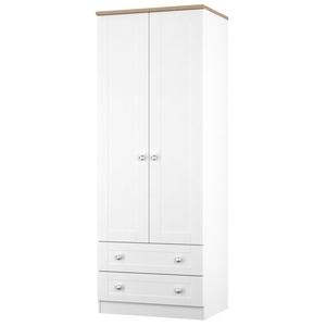 SUS081 2 Drawer Double Wardrobe