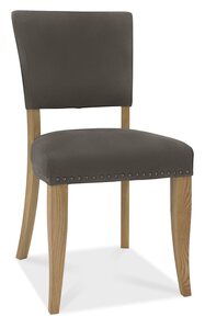 2003-09U-DGY Upholstered Chair - Dark Fabric