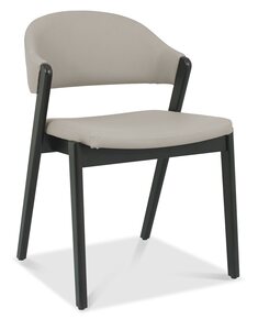 6048-09U-GR Upholstered Armless Chair - Bonded Leather