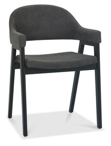 6048-09U-DGY Upholstered Chair - Dark Fabric