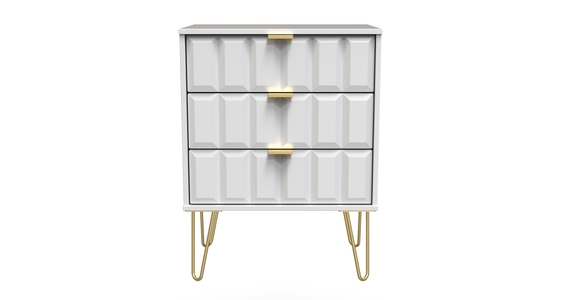 CUF023 3 Drawer Midi Chest