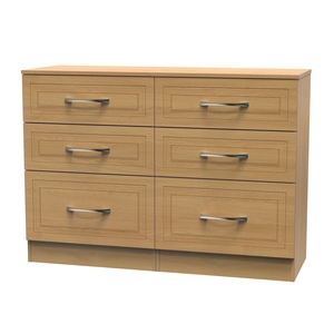DOR015 6 Drawer Midi Chest