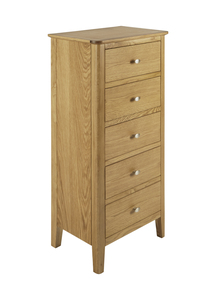 4565 5 Drawer Tallboy