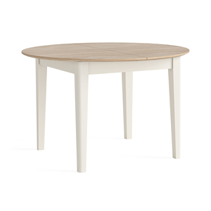 8365 Round Ext. Dining Table 1200/1550 - Coconut