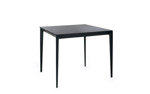 MIA108 Square Stone Top Dining Table - Slate Grey