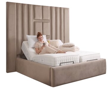 Luna Headboard with Bed Frame (Drop in platform top)
