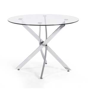 AND101 Round Glass Dining Table