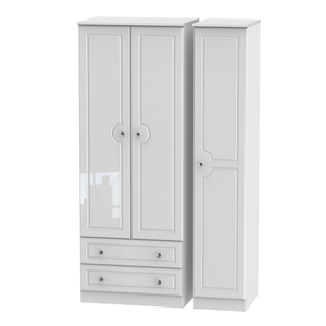 BAL141 Tall Triple 2 Drawer Robe