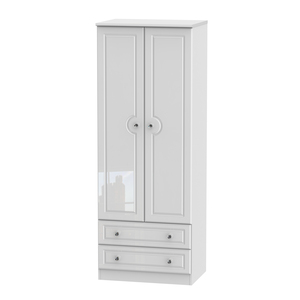 BAL081 Tall 2ft6in 2 Drawer Robe
