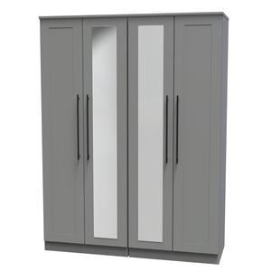 BEV190 Tall 4 Door Centre Mirror Robe