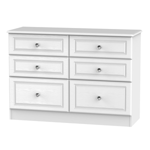 CRY015 6 Drawer Midi Chest
