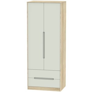 MON081 Tall 2ft6in 2 Drawer Robe