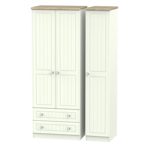 ROM141 Tall Triple 2 Drawer Robe