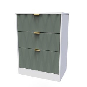 013 3 Drawer Midi Deep Chest