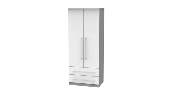 SHE061 2ft6in 2 Drawer Robe