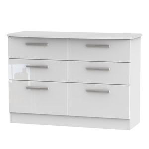 KNI015 6 Drawer Midi Chest