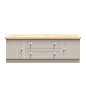 VIE211 2 Door/2 Drawer Wide TV Unit