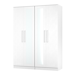 YOR190Tall 4 Door Centre Mirror Robe