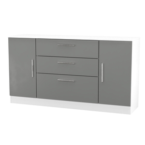 CTR207 2 Door/ 3 Drawer Wide Unit