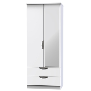 CAM062 2ft6in 2 Drawer Mirror Robe