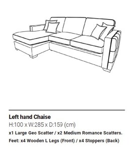 LHF Chaise Corner