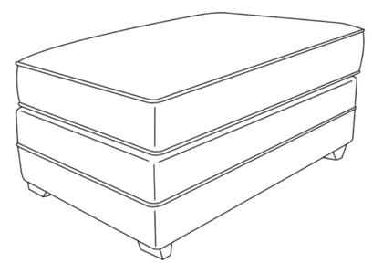 Chaise Footstool