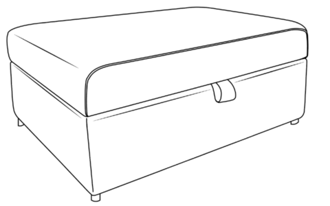 Large Storage Footstoolk