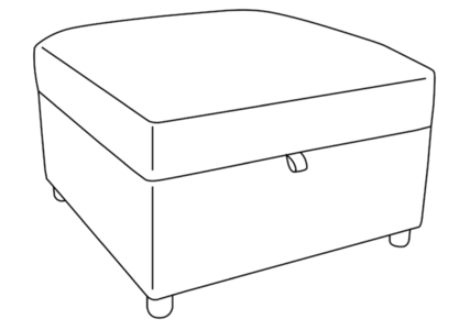 Small Storage Footstool
