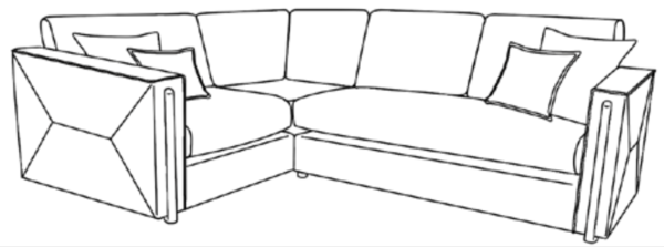 LHF Corner (1 Corner 2 / 2 Corner 1)