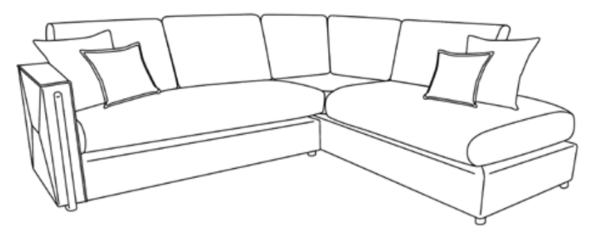 RHF Chaise Corner