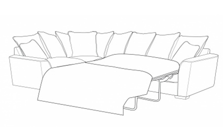 Corner Bed (L2S,RH1,COR)