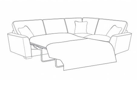 Std Corner Bed (L2S,RH1,COR)