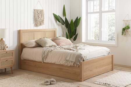 Ottoman Rattan Bed