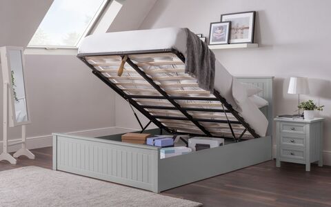Ottoman Bed - Dove Grey