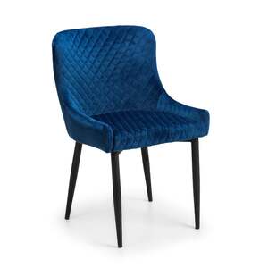 LUX102 Velvet Dining Chair - Blue