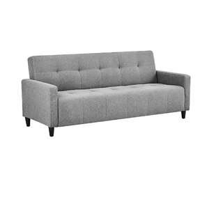 ALF001 3 Seater Storage Sofabed - Grey Linen
