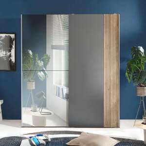 BER002 Sliding Door Wardrobe With Mirror