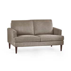 DAI002 Compact 2 Seater Sofa - Pearl Coyote Grey