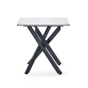 BRA003 White Marble Lamp Table