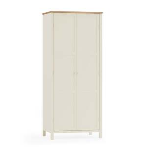 COX406 Wardrobe - Ivory & Oak