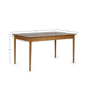 LOW001 Extending Dining Table With 2 Drawers