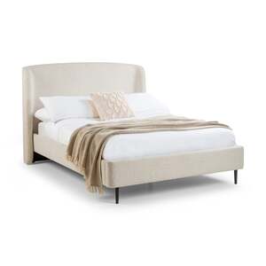 Bouclé Bed - Ivory