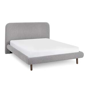 Bed - Grey Boucle