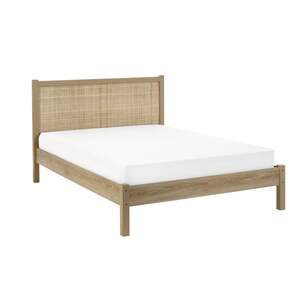 Rattan Bed - Oak